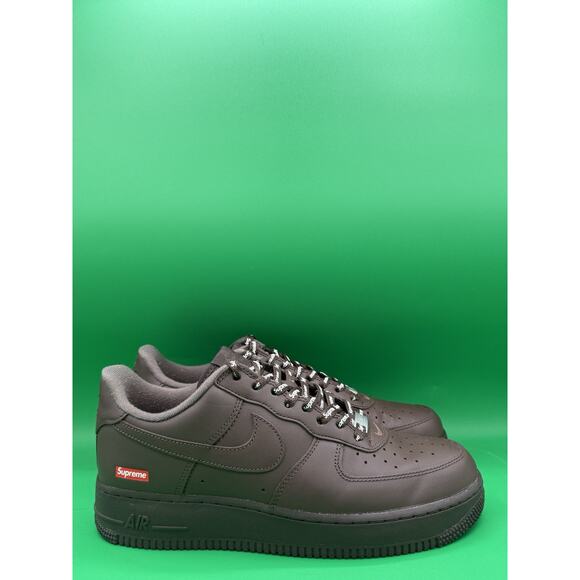Nike Air Force 1 “Supreme Brown” Size 9 OG Box (CU9225-200) - Picture 1 of 7